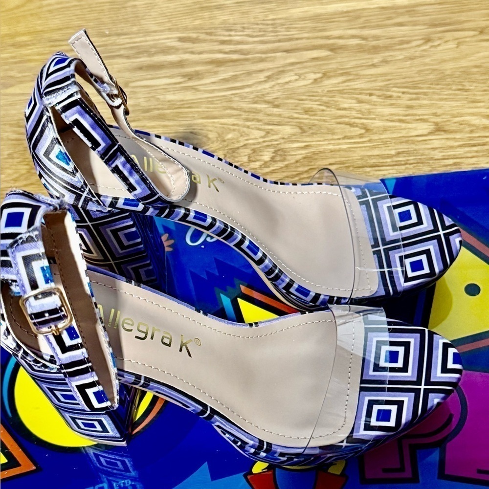 Women New Allegra K Platform Heels US 6 - Picture 2 of 5